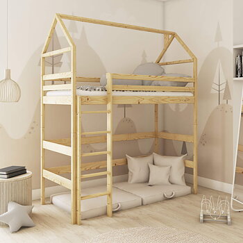 GLORIA loft house bed with ladder