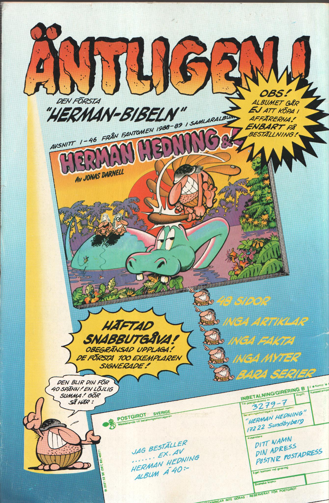 Fantomen nr 13 1991 Begagnad - 2