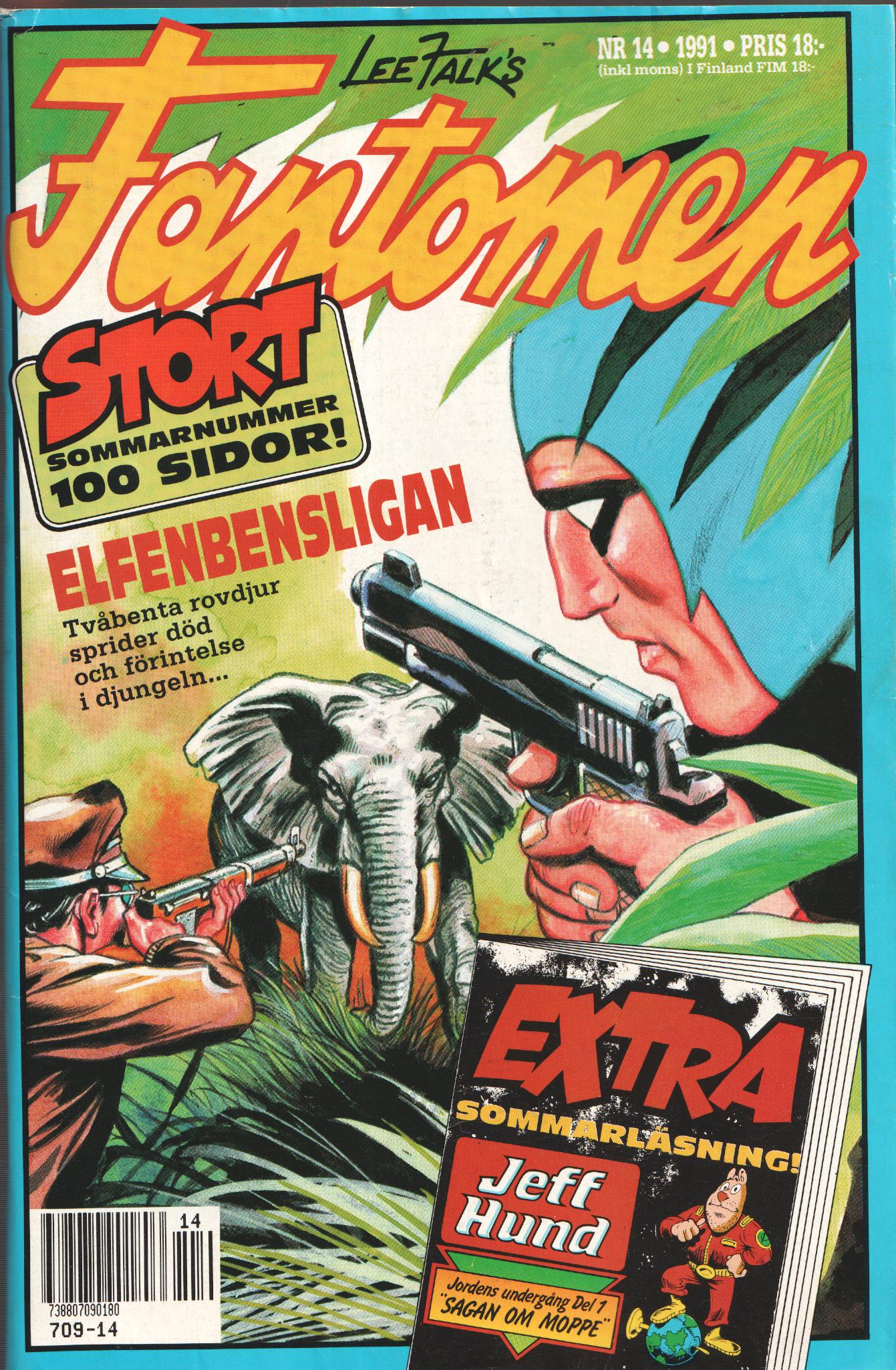 Fantomen nr 14 1991 Begagnad