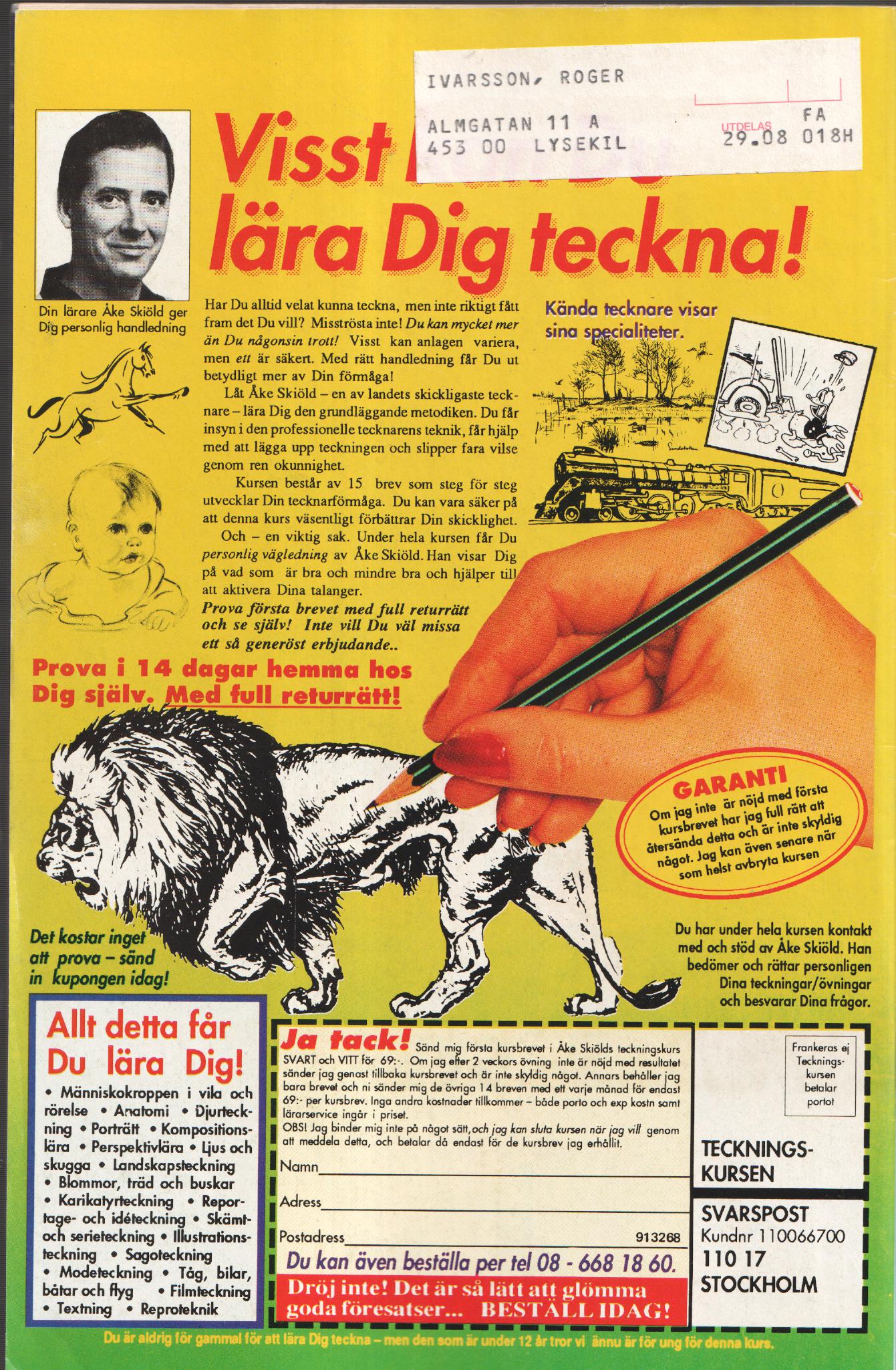 Fantomen nr 18 1991, Begagnad - 2