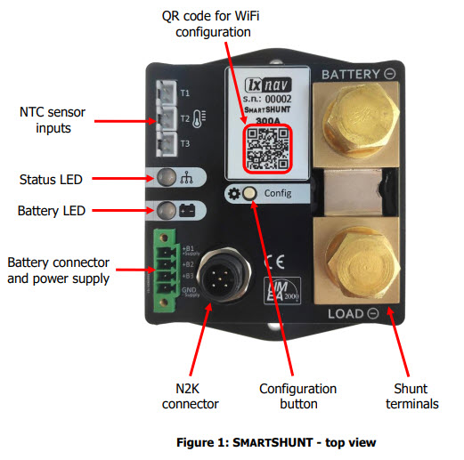 LxNav Smart Shunt NMEA2000 100/300/500A/1000A - 6