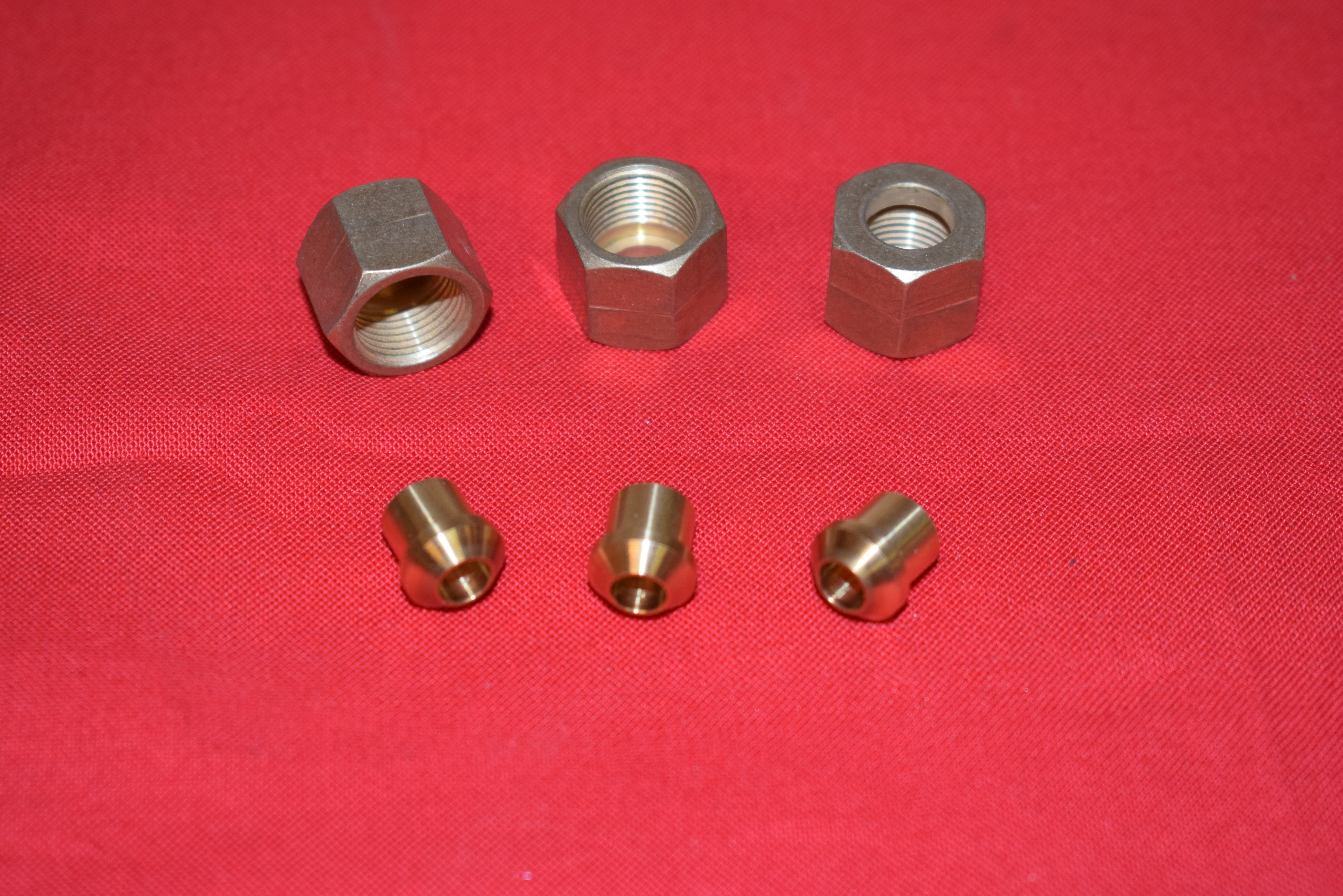 Gas Line 1/4" Nut Kit Harley Schebler 1909-32