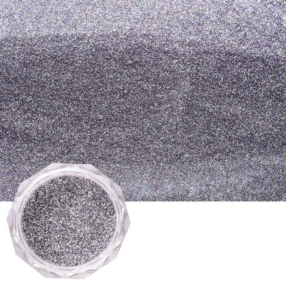 Kristallpulver med glittereffekt till Resin -  Silver