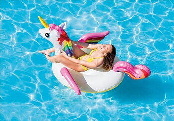 Intex Badmadrass Unicorn Ride-on