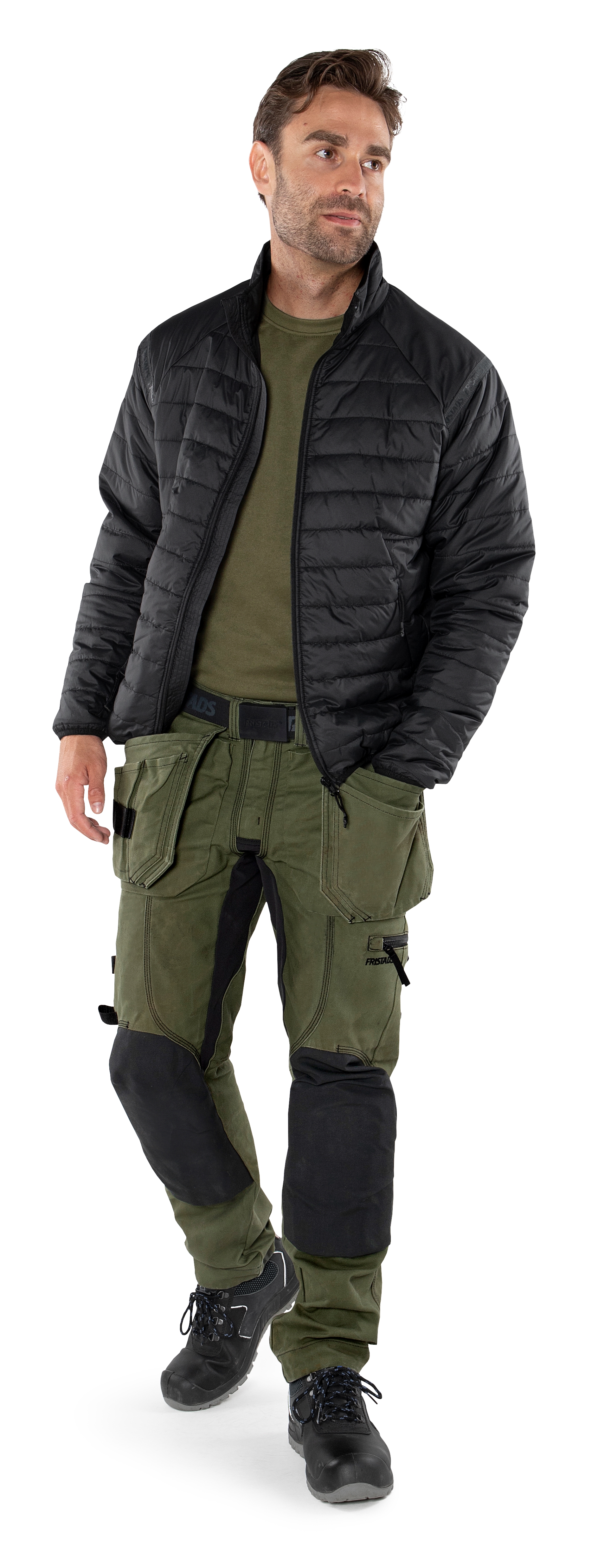 GREEN QUILTAD JACKA 4101 GRP - 3
