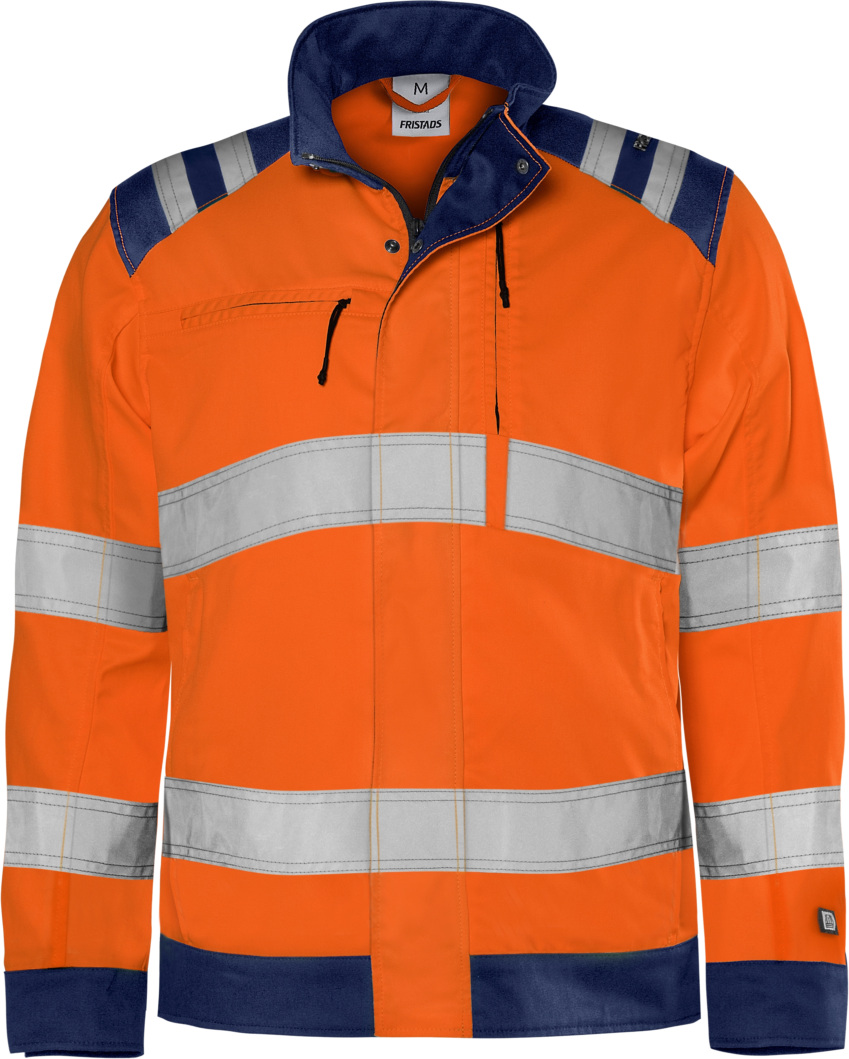 Miljödeklarerad varseljacka av återvunnen polyester och ekologisk bomull. Lätt och slitstark arbetsjacka med praktiska fickor. Har EPD (Environmental Product Declaration). Koncept: Trofta - 5