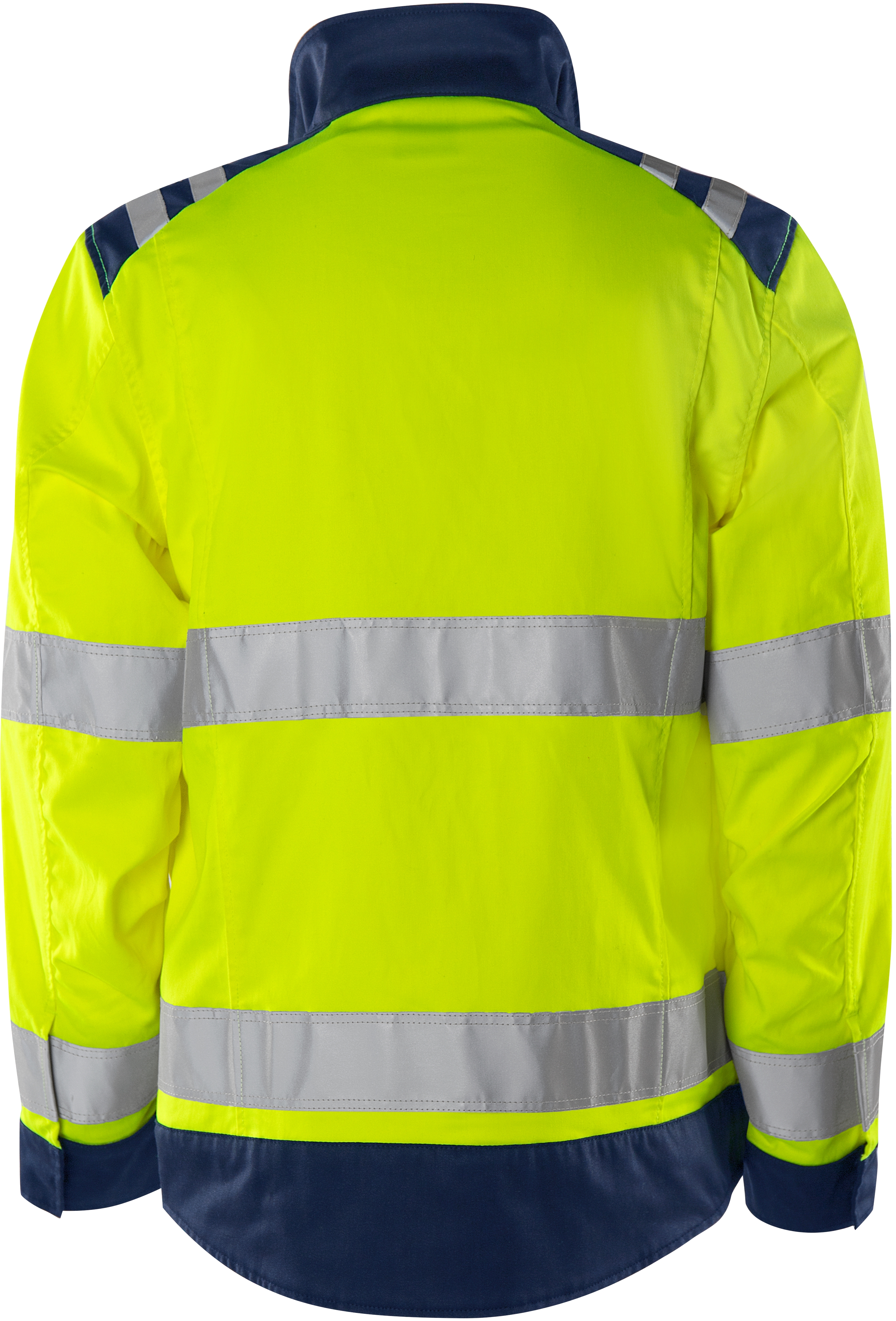 Miljödeklarerad varseljacka av återvunnen polyester och ekologisk bomull. Lätt och slitstark arbetsjacka med praktiska fickor. Har EPD (Environmental Product Declaration). Koncept: Trofta - 2