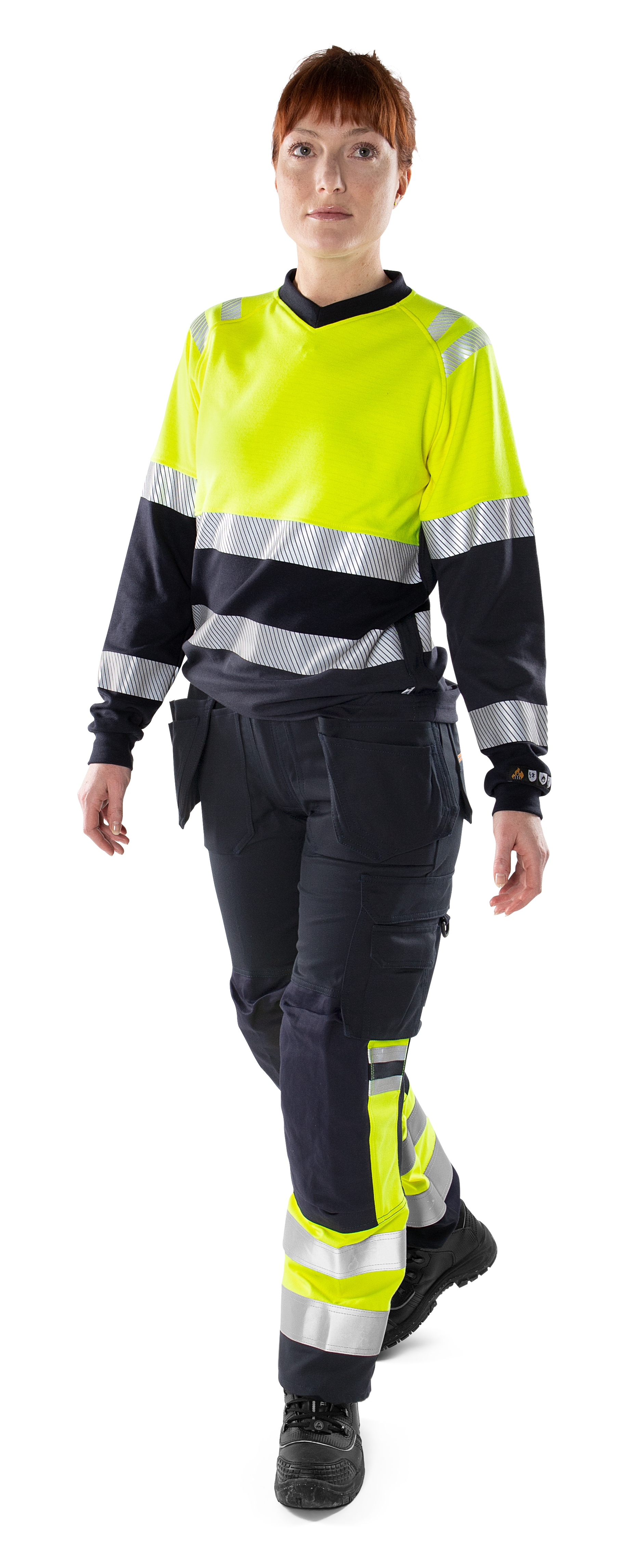 FLAMESTAT LÅNGÄRMAD T-SHIRT 7108 TFL KLASS 1, DAM - 3