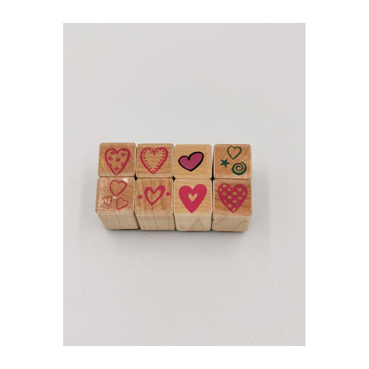 Rubber Stamps Second Hand - Mixed Hearts