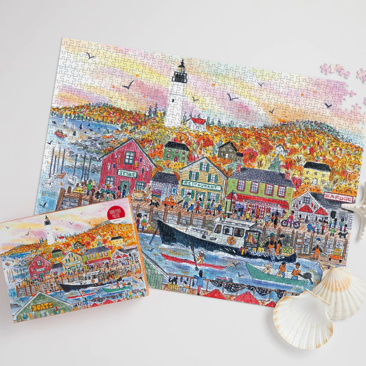 Michael Storrings Autumn By the Sea 1000 Piece Puzzle - 4