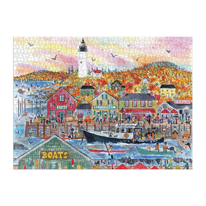 Michael Storrings Autumn By the Sea 1000 Piece Puzzle - 2