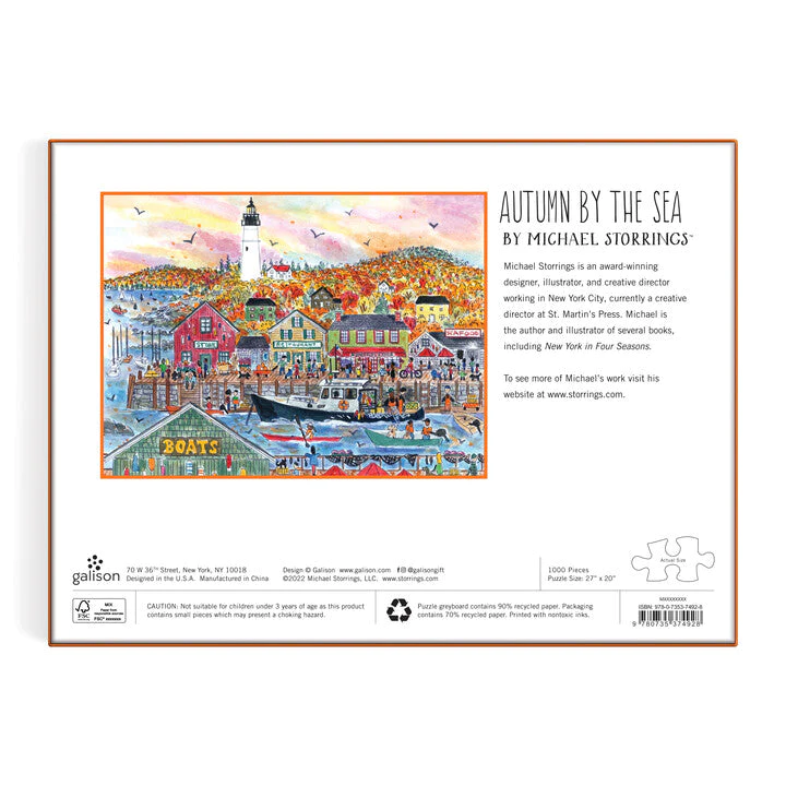 Michael Storrings Autumn By the Sea 1000 Piece Puzzle - 6