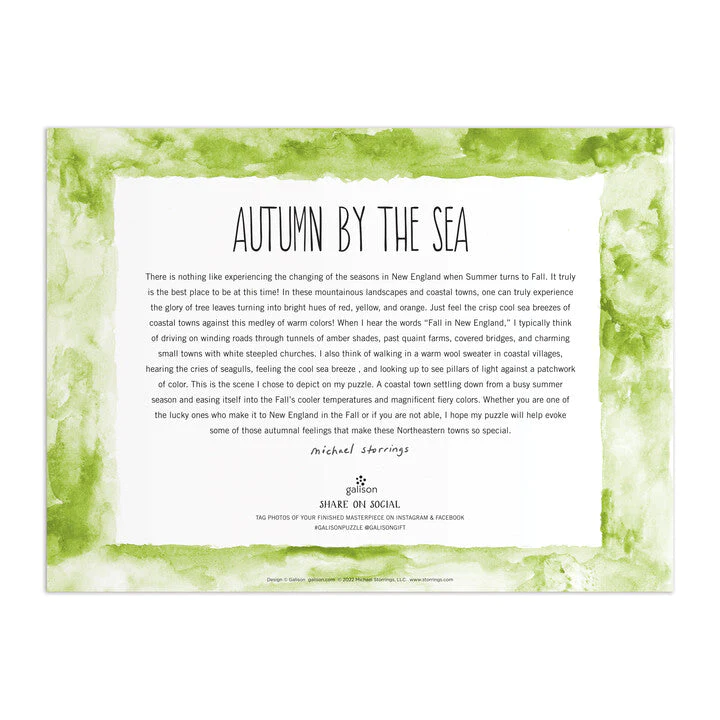 Michael Storrings Autumn By the Sea 1000 Piece Puzzle - 7