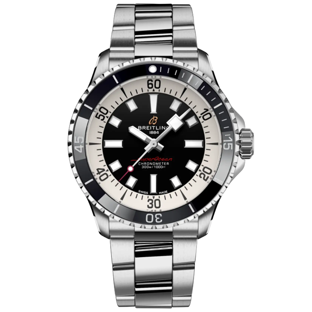 A17375211B1A1 Breitling Superocean Automatic 42 svart länk