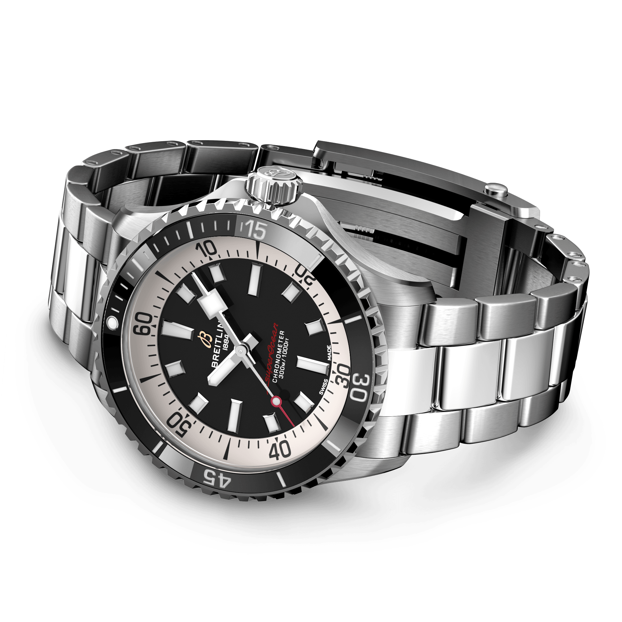 Breitling Superocean Automatic 42 svart  - 4