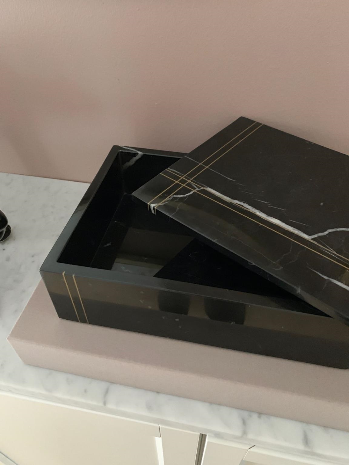 Darling ask Nero Marquina marmor - 2