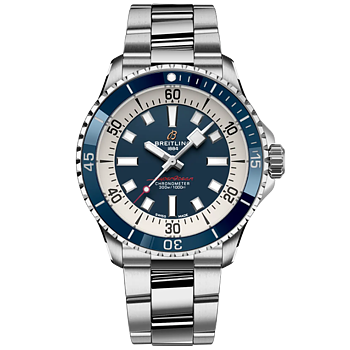 A17375E71G1A1 Breitling Superocean Automatic 42 vit länk