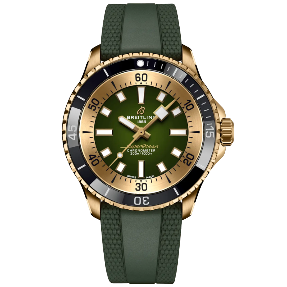 N17375201L1S1 Breitling Superocean Automatic 42 brons gummiband