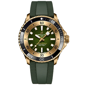 N17375201L1S1 Breitling Superocean Automatic 42 brons gummiband