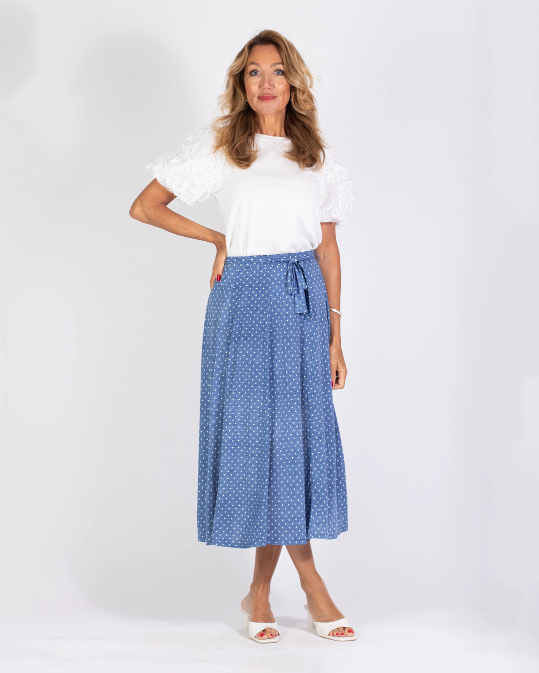 Kjol Lala Jeans dot