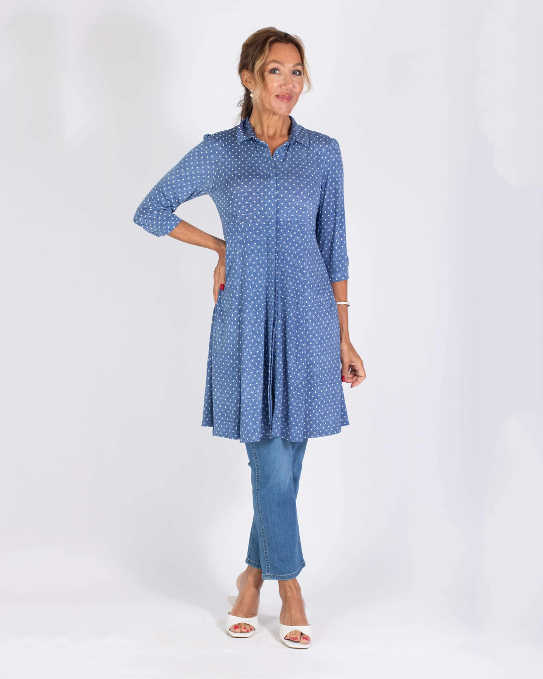 Klänning Billie Jeans dot - 2