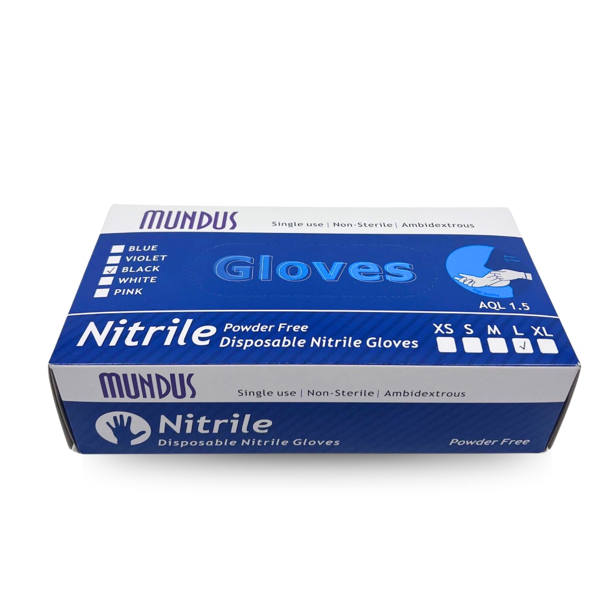HVITE NITRILHANSKER  - 3