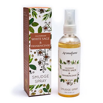 smudge spray white sage frankincense aromafume