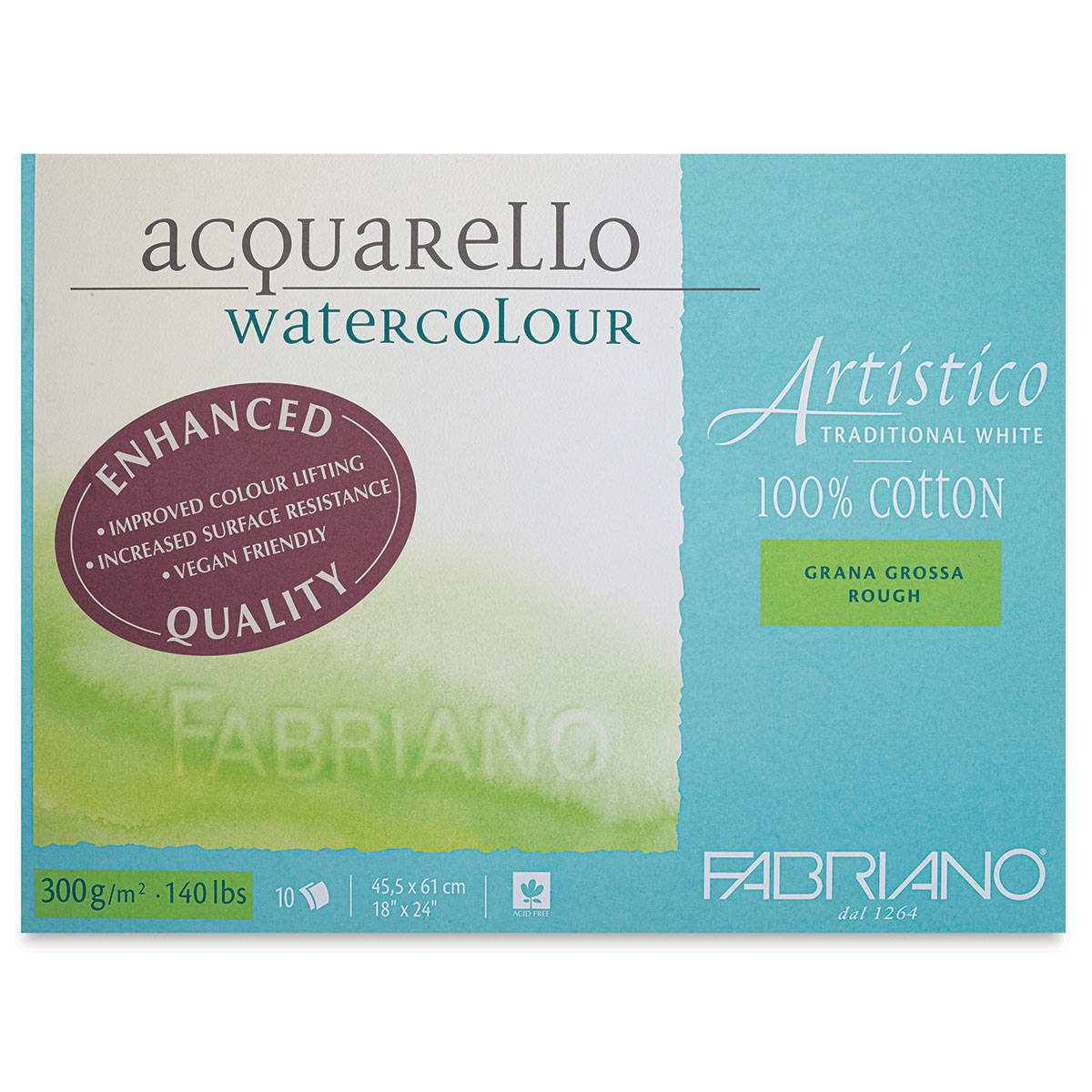 Fabriano Artistico Traditional Acquarello Rough Pressed 300g – 18x26cm