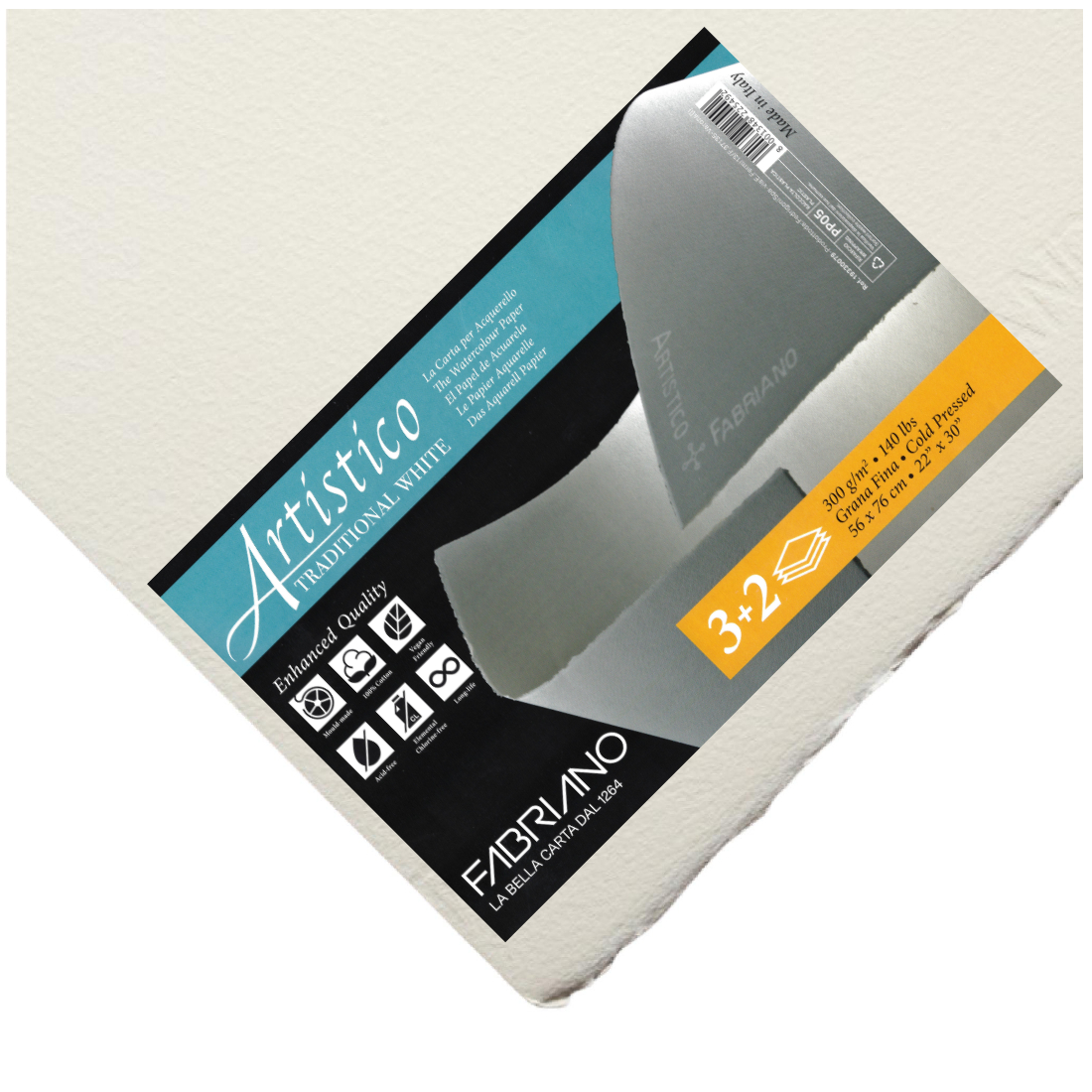 Fabriano Artistico Traditional Acquarello Fin Gräng 300 gr Blister