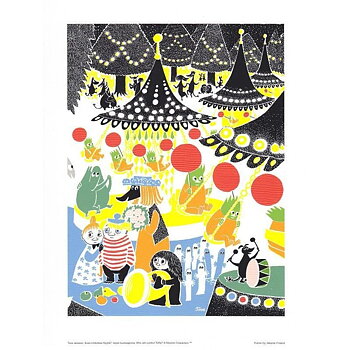 Mumin mini poster - Amusement Park