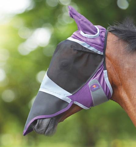 Shires deluxe flughuva med öron och nos