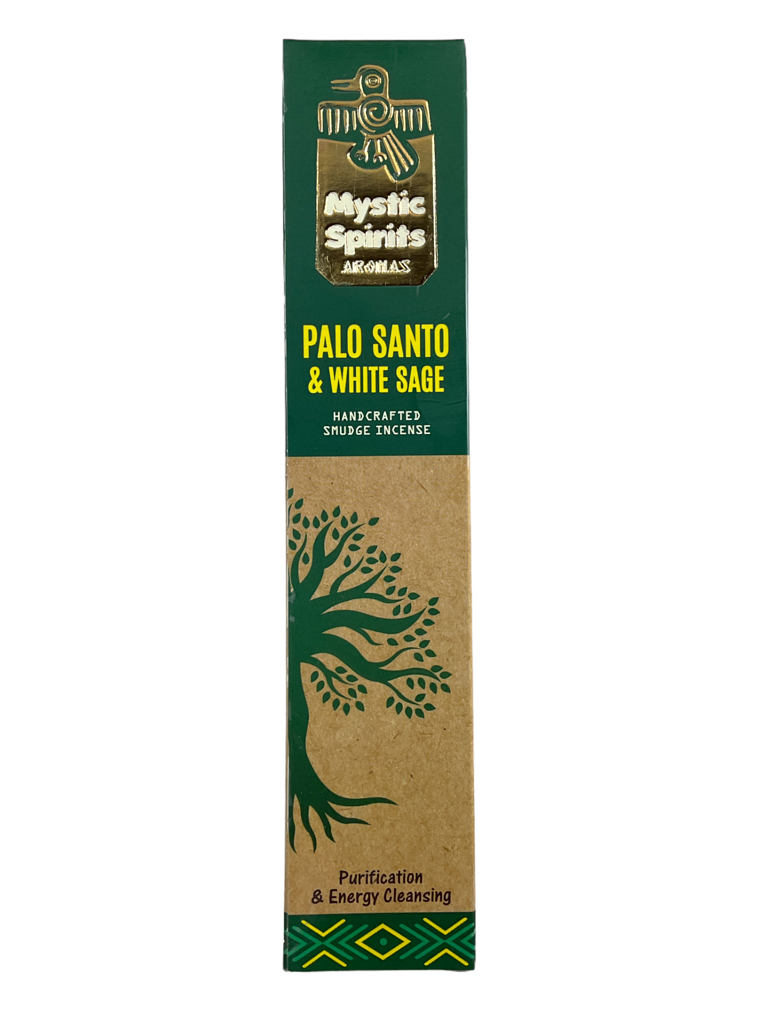 Mystic Spirits -   Palo Santo and White sage and/ Palo Santo och  Vit Salvia  8 Sticks (25g) - Grön pack