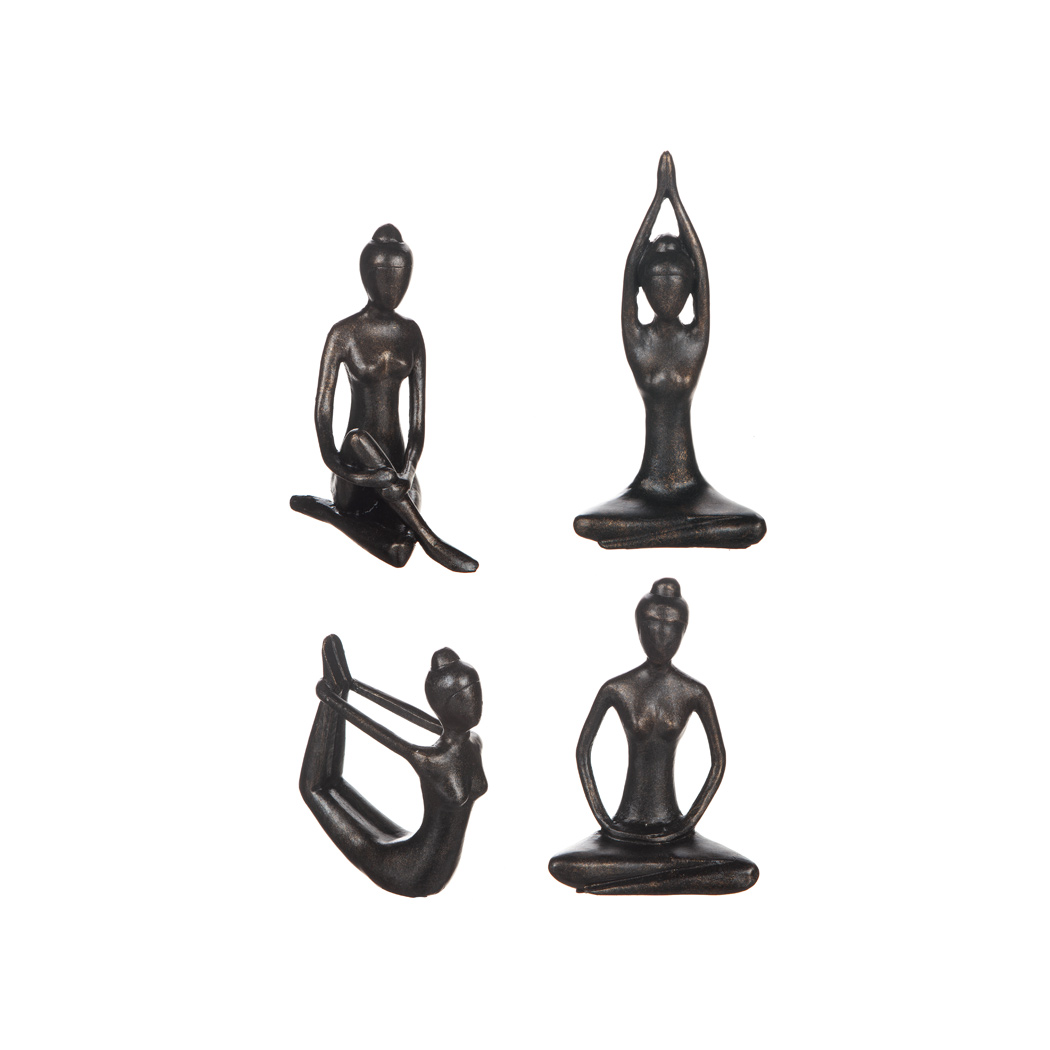 Yogakvinna 17 cm, ben och armar upp - 4
