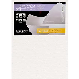 Fabriano Artistico Extra White Acquarello Fin Gräng 300 gr Blister