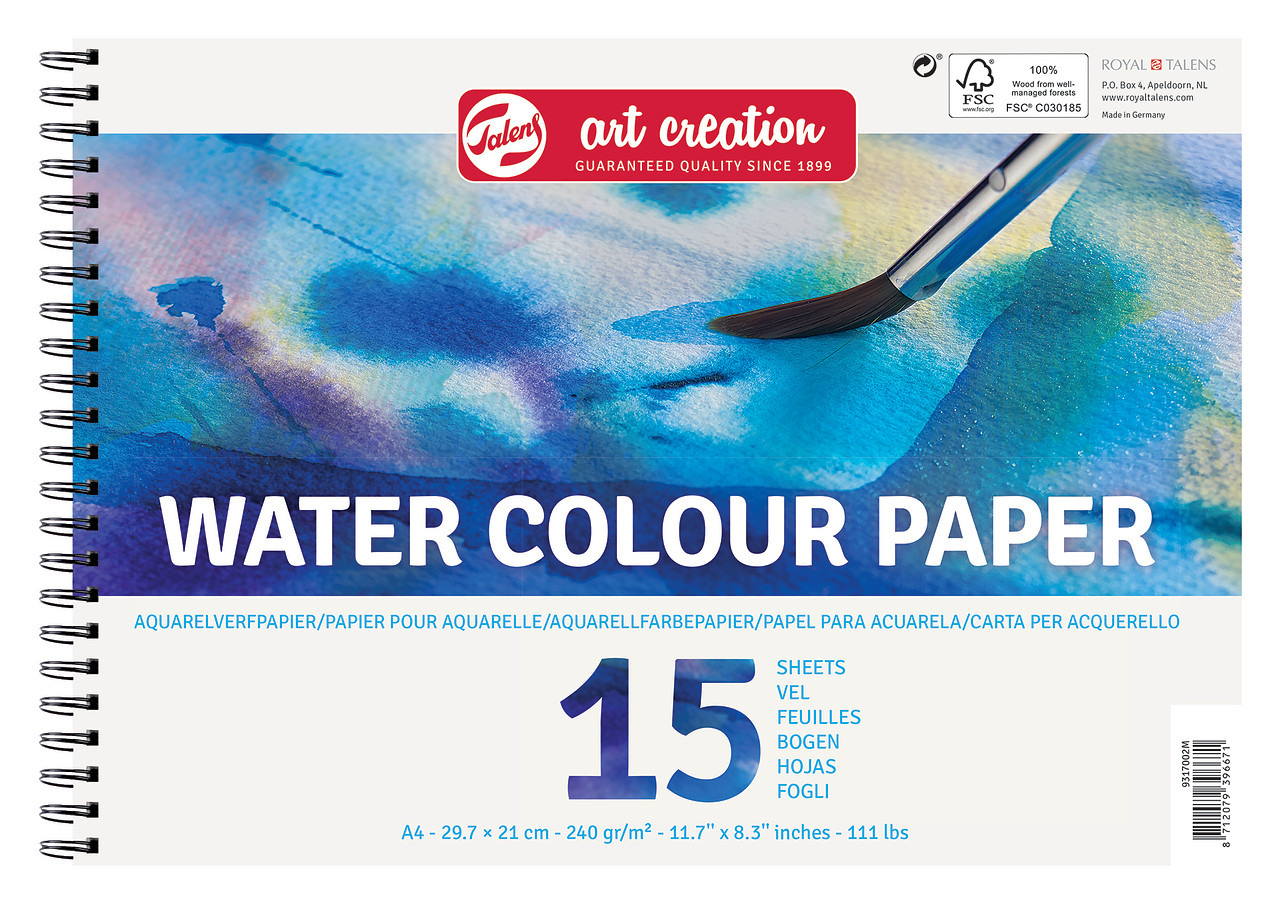 Art Creation Watercolour paper blocks A4