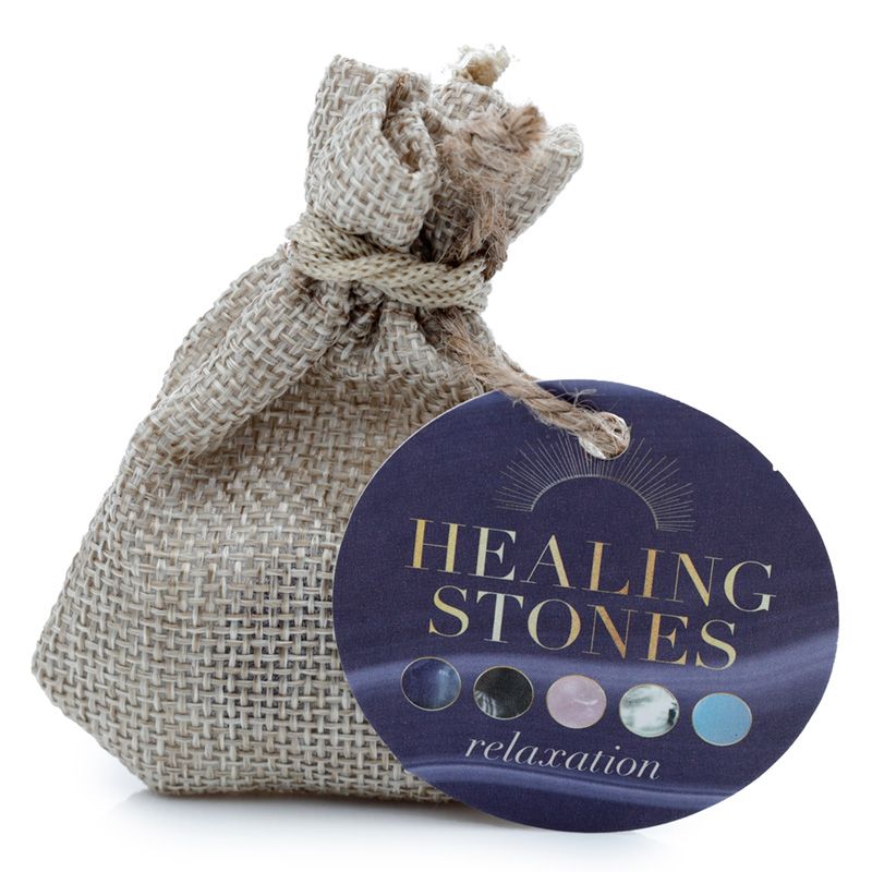 Relaxation (avslappning)  Set , Set med 5 stenar