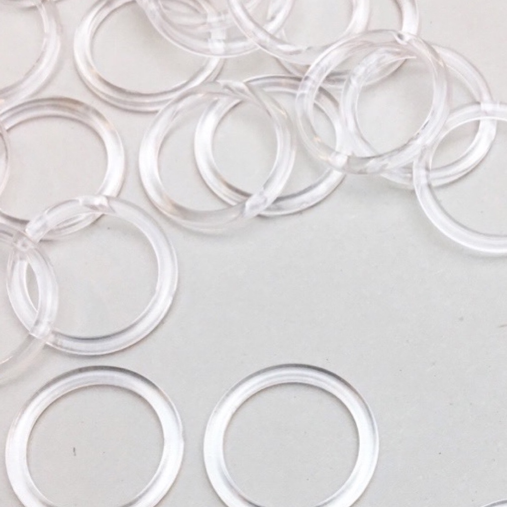 Ring 15mm - transparent