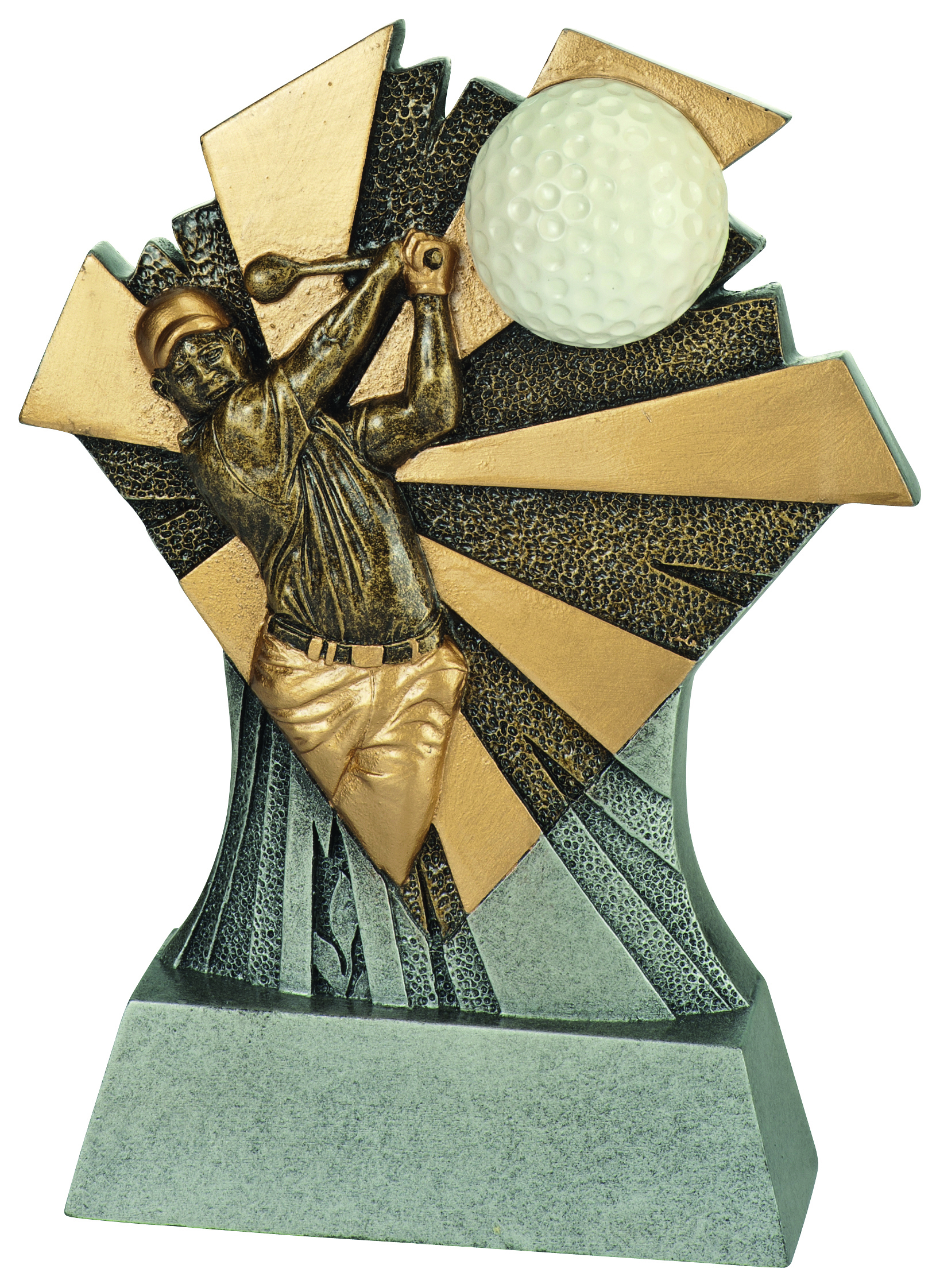 Golf statyett - X-Plode Swing - 160 mm - Pris inkl. text på skylt