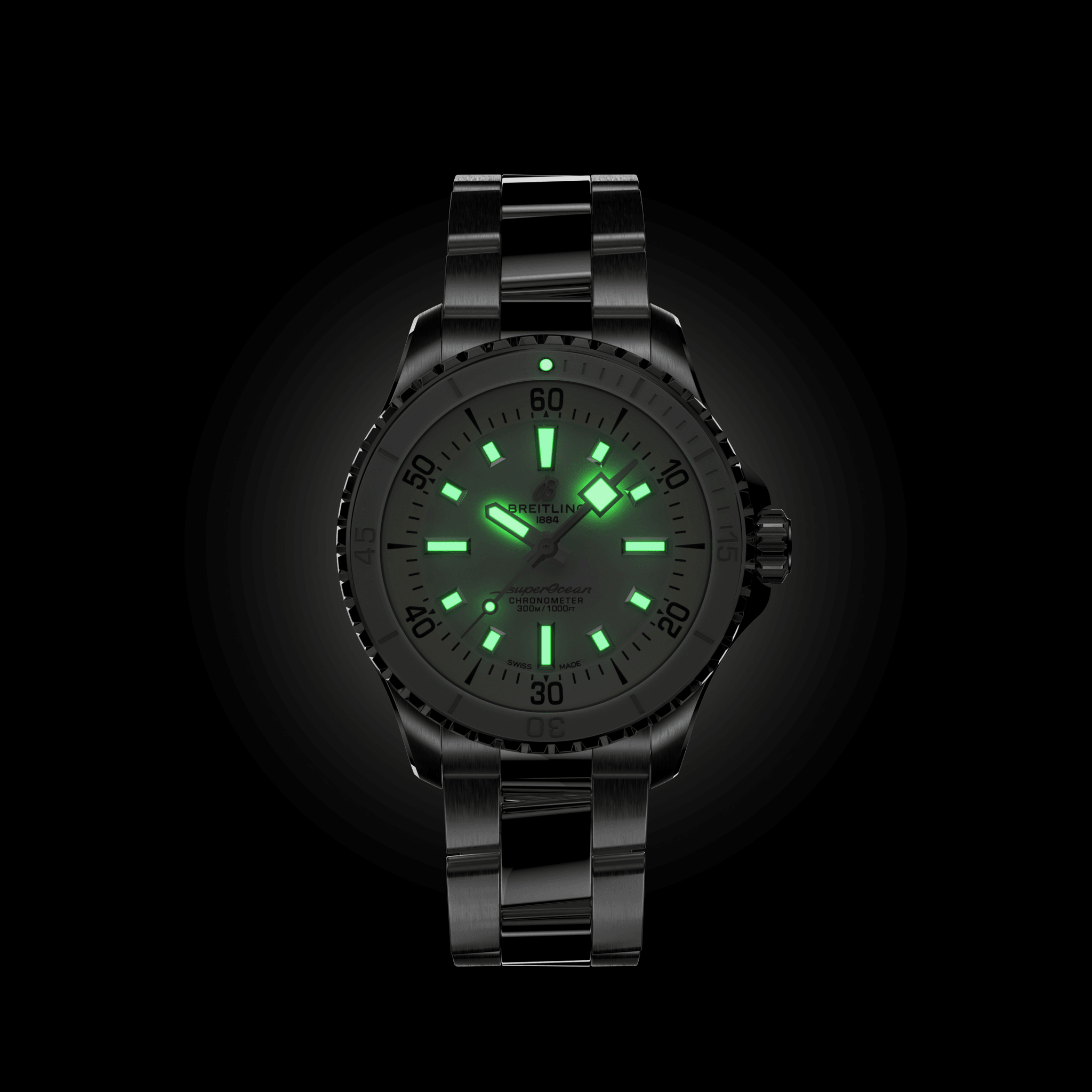 A17377211A1A1 Breitling Superocean Automatic 36 vit länk
