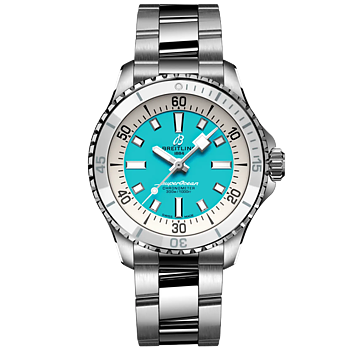 A17377211C1A1 Breitling Superocean Automatic 36 turkos länk