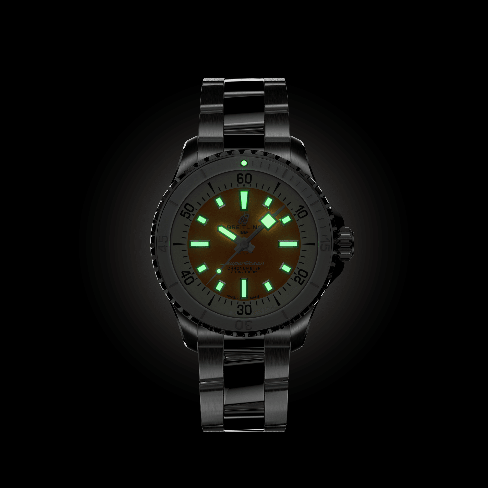 A1737721101A1 Breitling Superocean Automatic 36 orange länk
