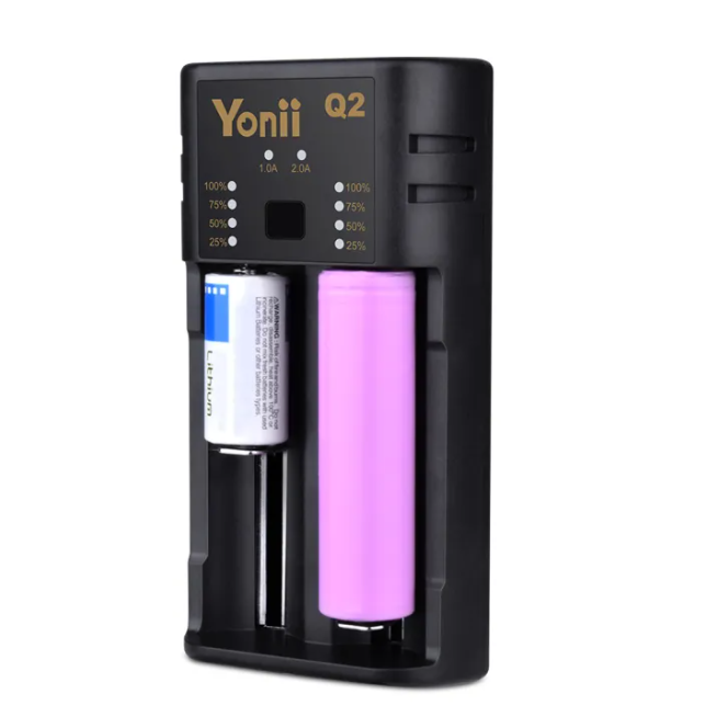 Yonii Q2 Battery Charger USB 2 Slots