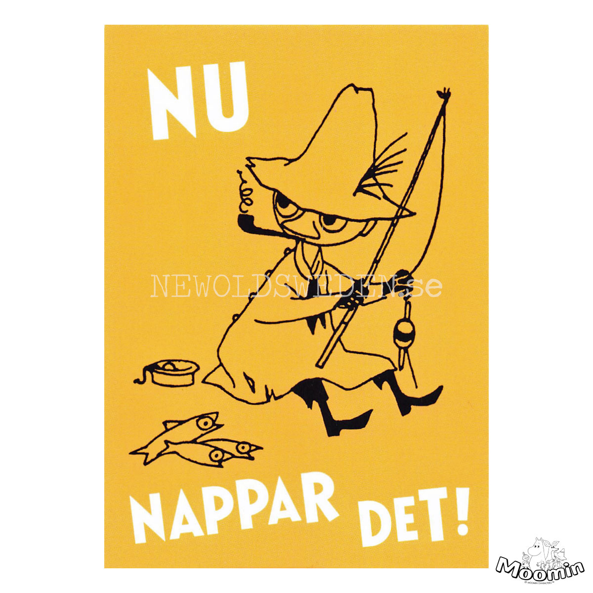 NU NAPPAR DET! Snufkin MOOMIN - 340 - 3