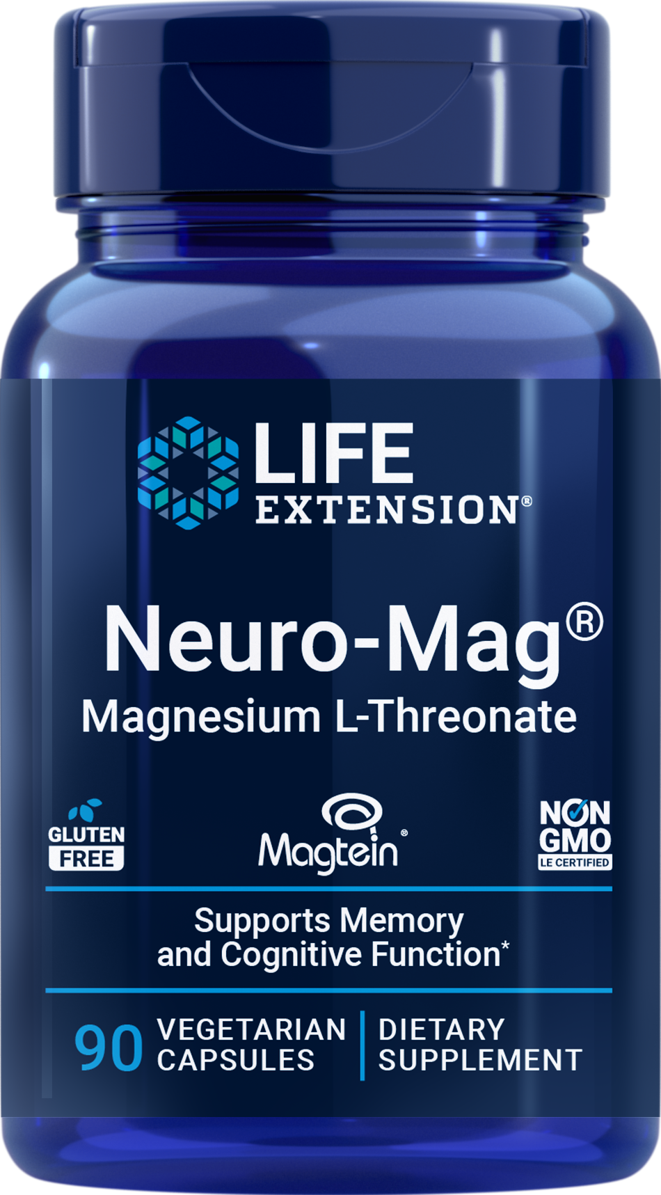 Life Extension Neuro-Mag Magnesium L-Threonate – Hjärna & Minne