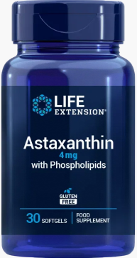Life Extension Astaxanthin with Phospholipids – Antioxidant