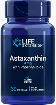 Life Extension Astaxanthin with Phospholipids – Antioxidant