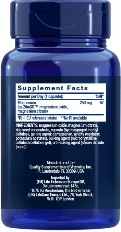 Life Extension Extend-Release Magnesium – Långtidsverkande - 2