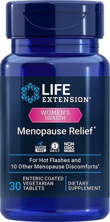 product-image Life Extension Menopause Relief – Stöd vid Klimakteriet (30 fl)