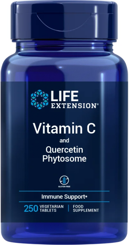 Life Extension Vitamin C & Bio-Quercetin – Immunförsvar (250 st)