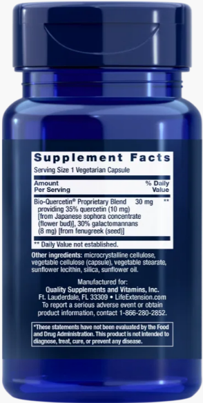Life Extension Bio-Quercetin – Högabsorberande Antioxidant (30 kap) - 2